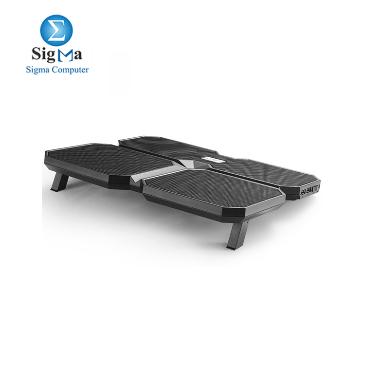 DEEPCOOL Multi Core X6 Cooling Pad Stand with 2 USB & 4 Powered Fans