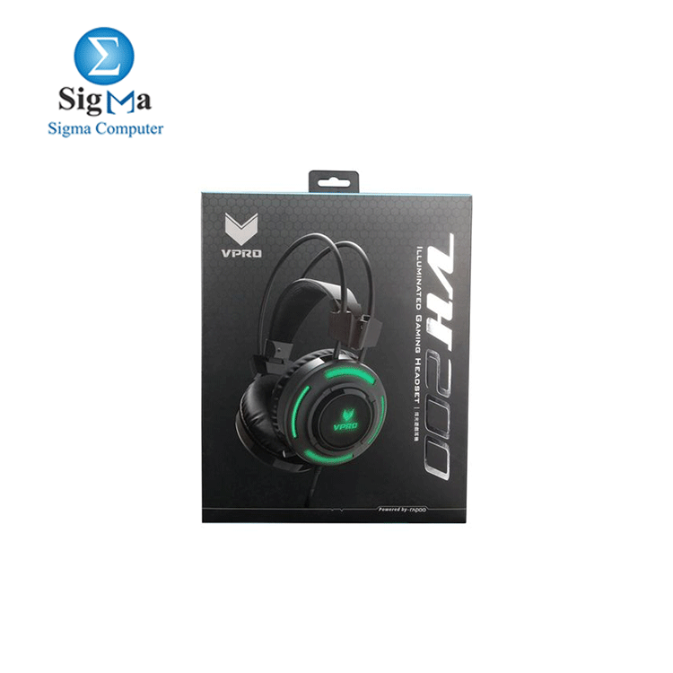 RAPOO VH200 Professional RGB 3.5mm Audio Port Mic Gaming Headset For PC Laptop