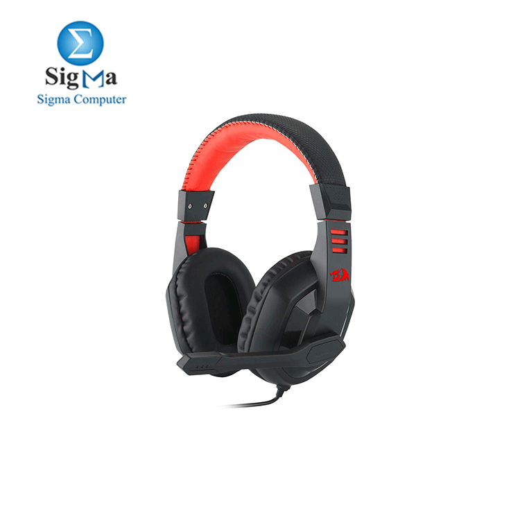 Redragon H120 Wired Gaming Headset with Microphone  for Mobiles Smart Devices  PC and PS4  Black 