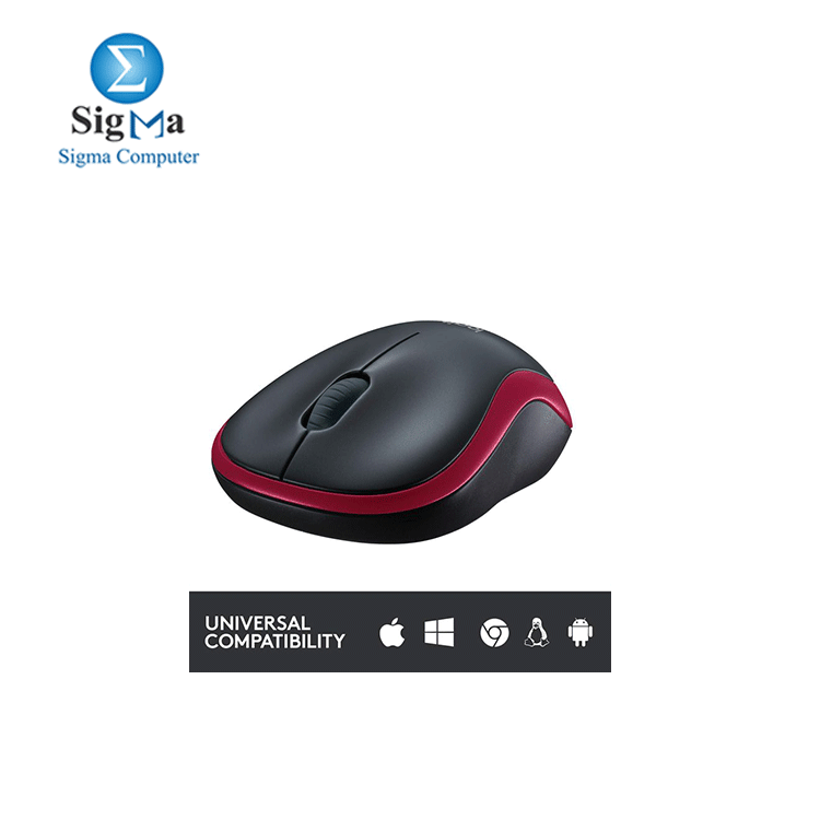 schraper plannen Jongleren Logitech M185 Wireless Mouse - Red - 910-002240 | 375 EGP