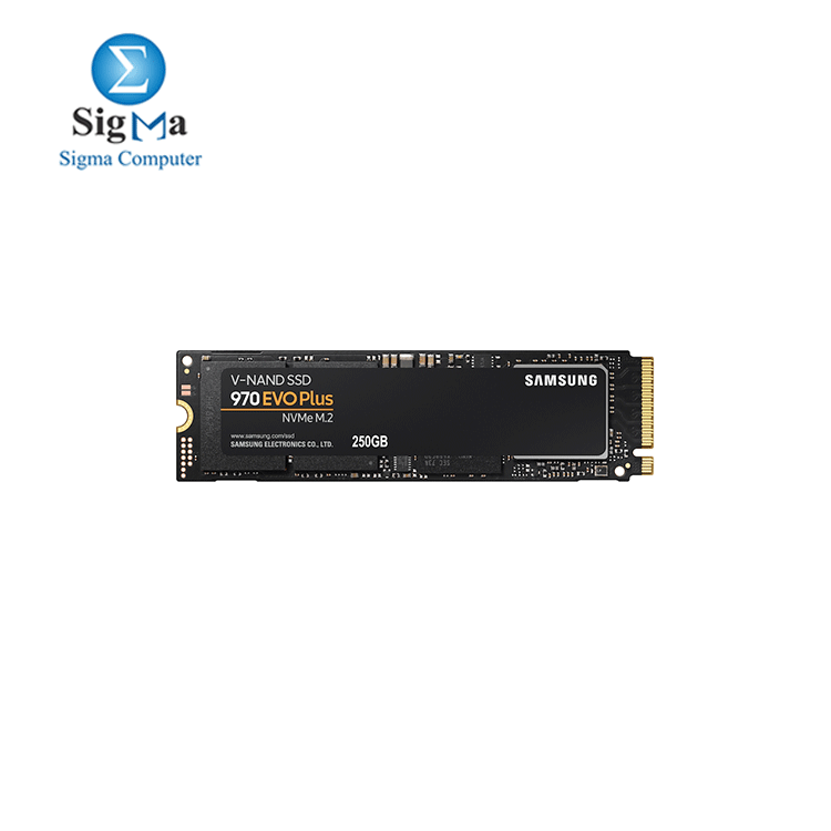 SAMSUNG 970 EVO Plus SSD 250GB NVMe M.2 Internal Solid State Hard Drive with V-NAND Technology, Storage and Memory Expansion for Gaming, Graphics w/ Heat Control, Max Speed, MZ-V7S250B/AM