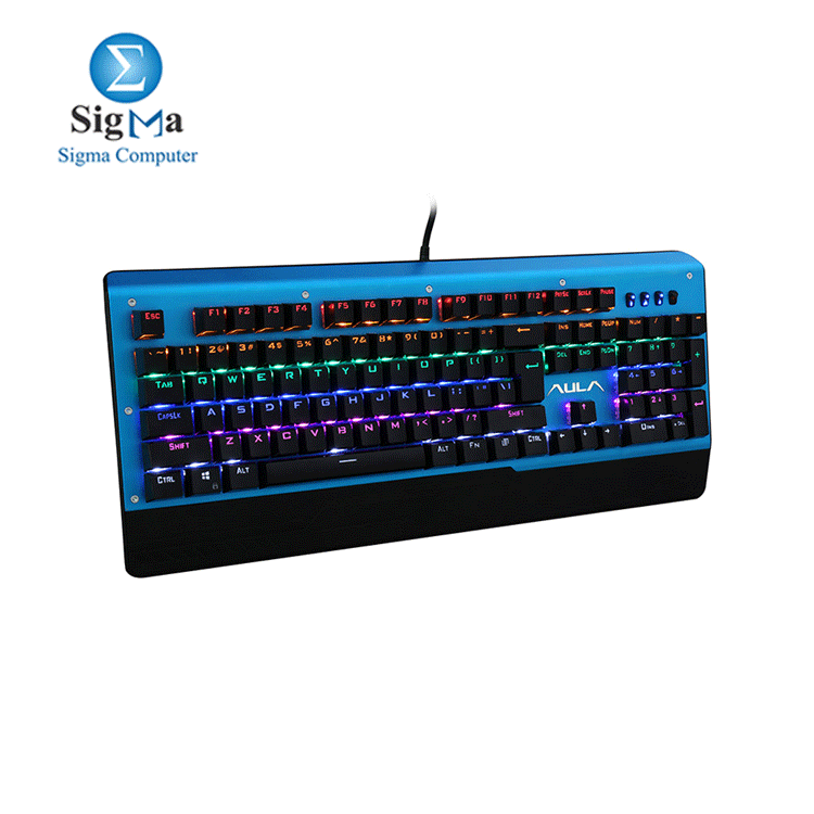 AULA SI-2011 New design gaming Opto Mechanical keyboard wired Blue/Black