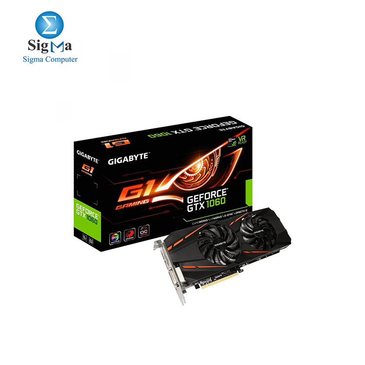 GeForce GTX 1060 G1 Gaming 3GB GDDR5 REV2.0 Graphic Cards