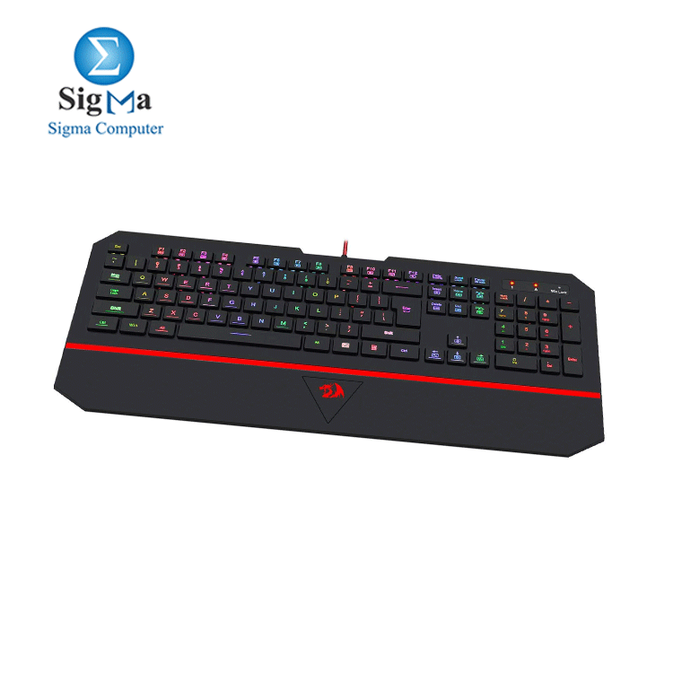 Redragon K502 RGB Gaming Keyboard RGB LED Backlit Illuminated 104 Key