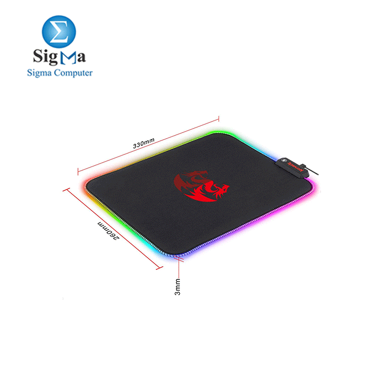 Redragon P026 RGB Wired Mouse Pad