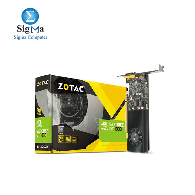 ZOTAC GeForce   GT 1030 2GB GDDR5 HDMI VGA Low Profile