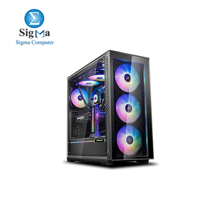 DEEPCOOL Gaming Case MATREXX 70 RGB fan x3 ATX Minimalist Tempered Glass Case