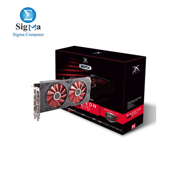 XFX Radeon RX 570 RS XXX Edition 1286MHz  8gb GDDR5