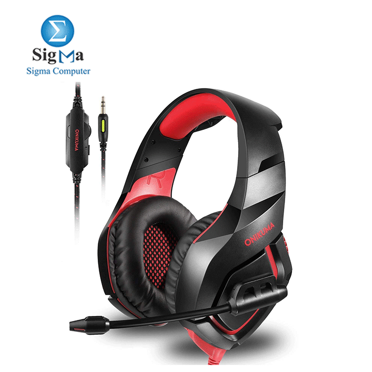 ONIKUMA K1-B Gaming Headset RED