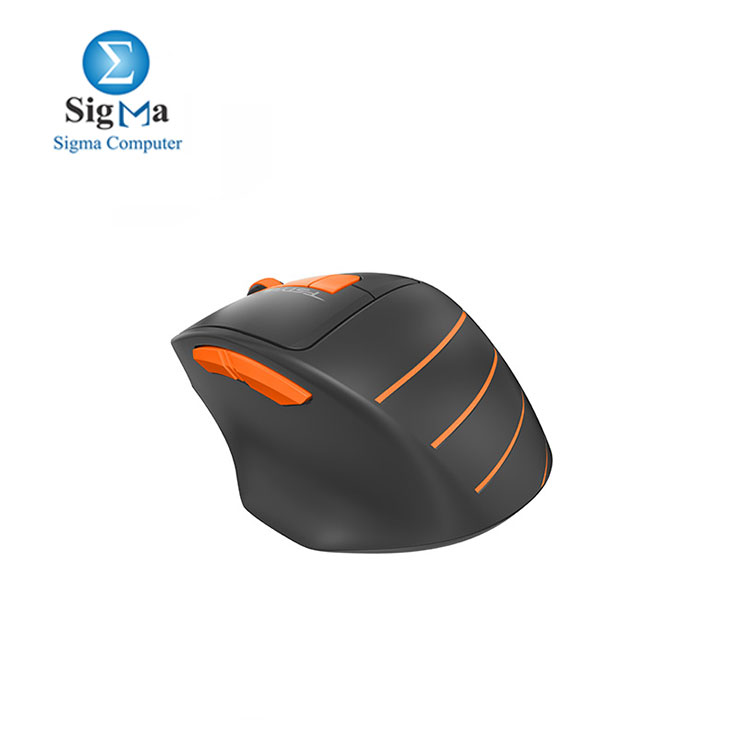 A4TECH 2.4G WIRELESS MOUSE  FG30S  ORANGE 