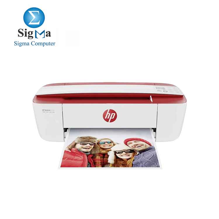 HP DeskJet Ink 3788 All-in-One Printer Wireless - Red