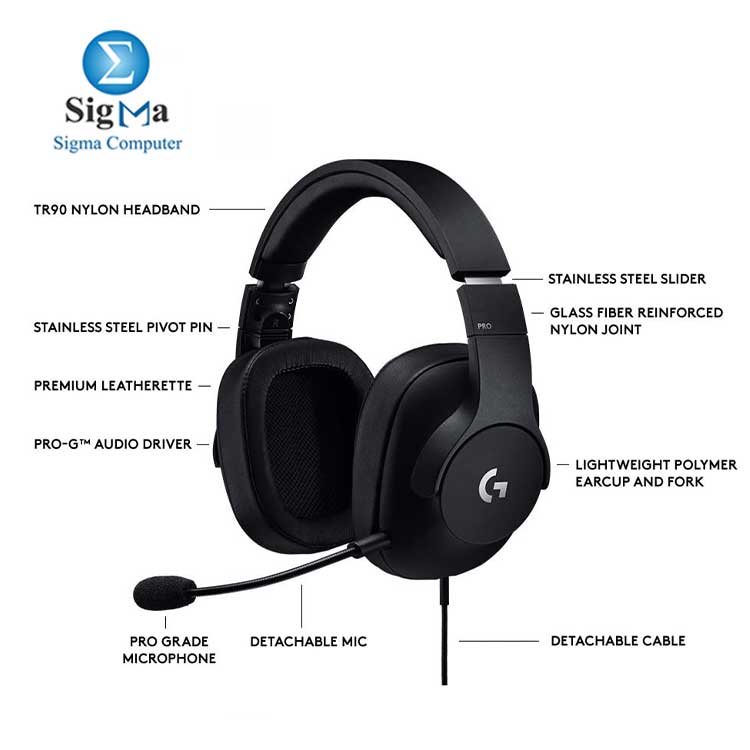 Logitech G Pro Gaming Headset with Pro Grade Mic