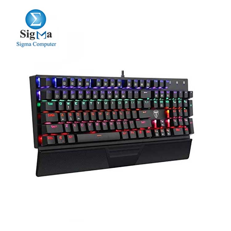 T-Dagger T-TGK305 104 Keys Backlit Blue Switch Gaming Mechanical Keyboard