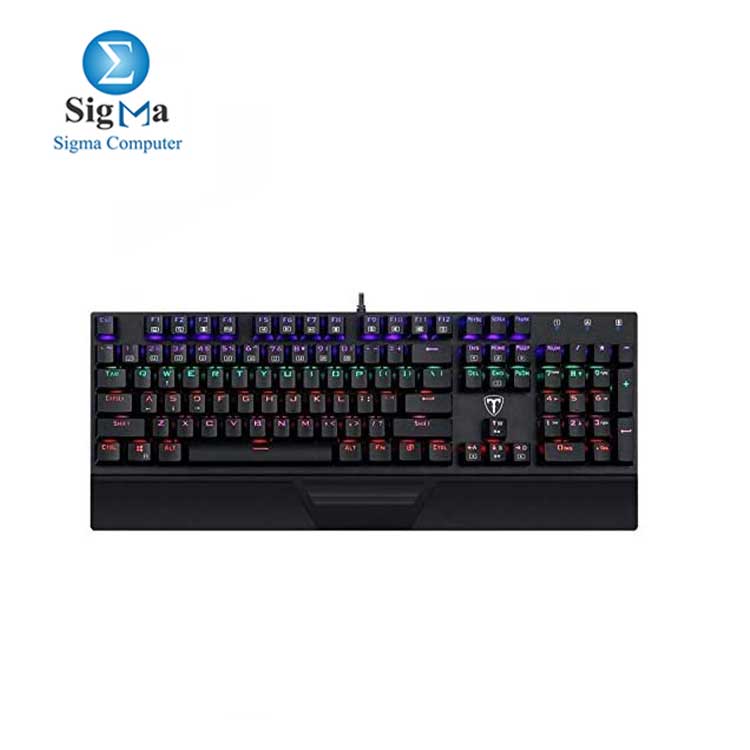 T-Dagger T-TGK305 104 Keys Backlit Blue Switch Gaming Mechanical Keyboard