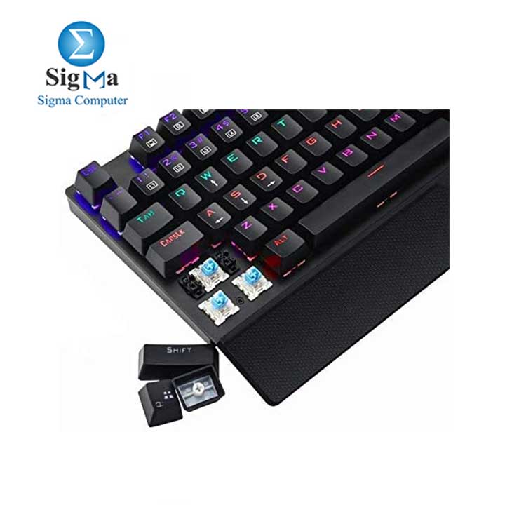 T-Dagger T-TGK305 104 Keys Backlit Blue Switch Gaming Mechanical Keyboard