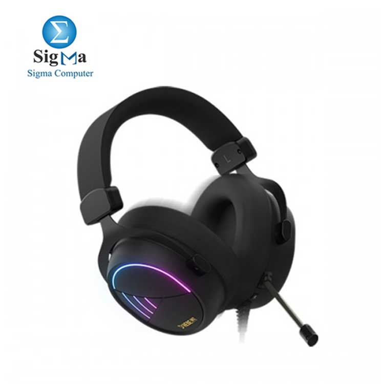 GAMDIAS HEADPHONE HEBE M2 RGB 53mm 7.1 Surround Sound   Vibration