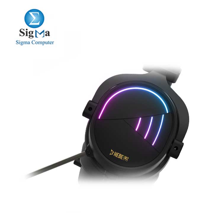 GAMDIAS HEADPHONE HEBE M2 RGB 53mm 7.1 Surround Sound   Vibration