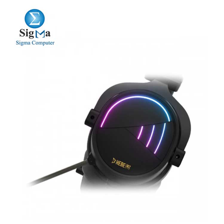 GAMDIAS HEADPHONE HEBE M2 RGB 53mm 7.1 Surround Sound   Vibration