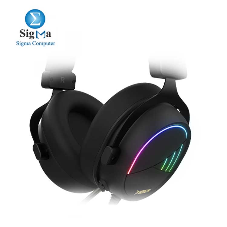 GAMDIAS HEADPHONE HEBE M2 RGB 53mm 7.1 Surround Sound   Vibration