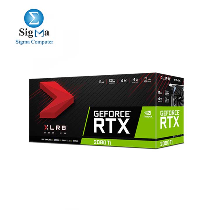 PNY GeForce RTX™ 2080 Ti 11GB XLR8 Gaming Overclocked Edition