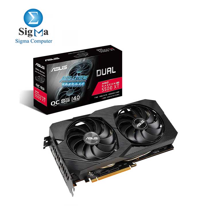 ASUS DUAL AMD Radeon RX 5500XT Overclocked O8G GDDR6