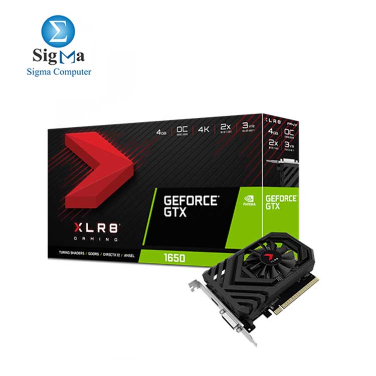 PNY GeForce GTX 1650 XLR8 PNY GeForce GTX 1650 XLR8