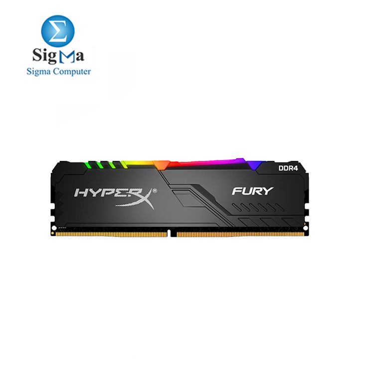 HyperX Fury 8GB 3200MHz RGB DDR4 - HX432C16FB3A/8 | 750 EGP