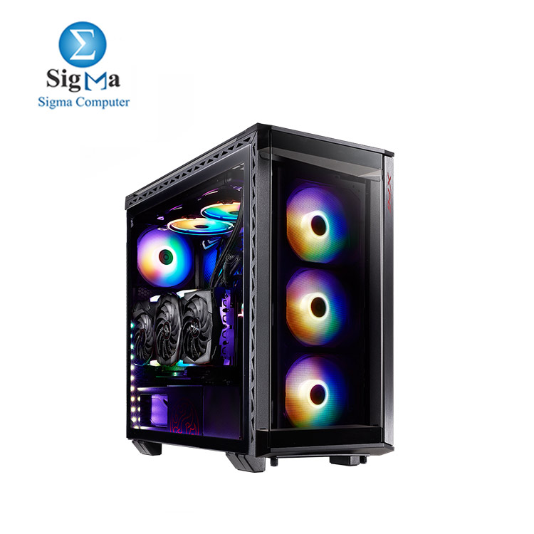 XPG BATTLECRUISER ARGB- BLACK Super Mid-Tower Gaming Chassis