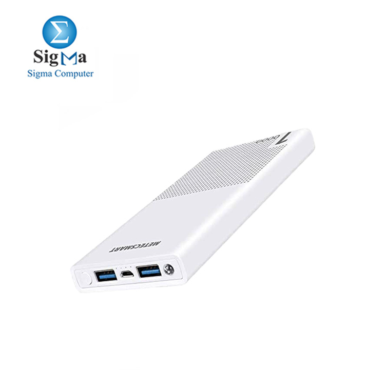 Extra 10000mAh Power Bank - White