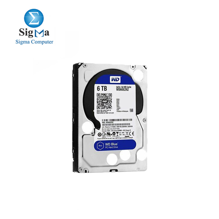 WESTERN DIGITAL 6TB - WD60EZAZ SATA III 3.5 5400 rbm