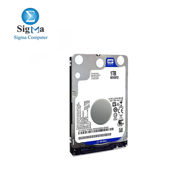 Western Digital 1TB Hard Disk Drive - 5400 RPM SATA 6 Gb s 128MB Cache 2.5 Inch  LAPTOP - WD10SPZX - Blue