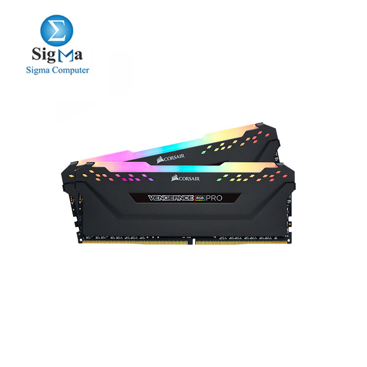 CORSAIR VENGEANCE® RGB PRO 16GB (2 x 8GB) DDR4 DRAM 3000MHz C15 Memory Kit