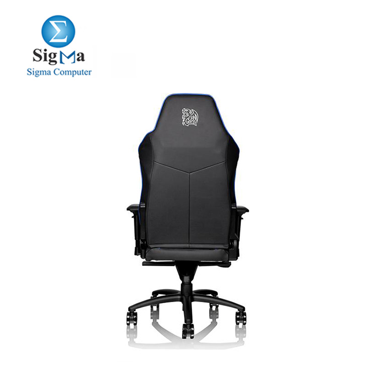 Thermaltake Tt eSPORTS GT Comfort C500 Big & Tall Racing Bucket Seat Style Ergonomic Gaming Chair Black/Blue