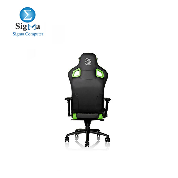 Thermaltake Tt eSPORTS GT Fit F100 Racing Bucket Seat Style Ergonomic Gaming Chair Black/Green