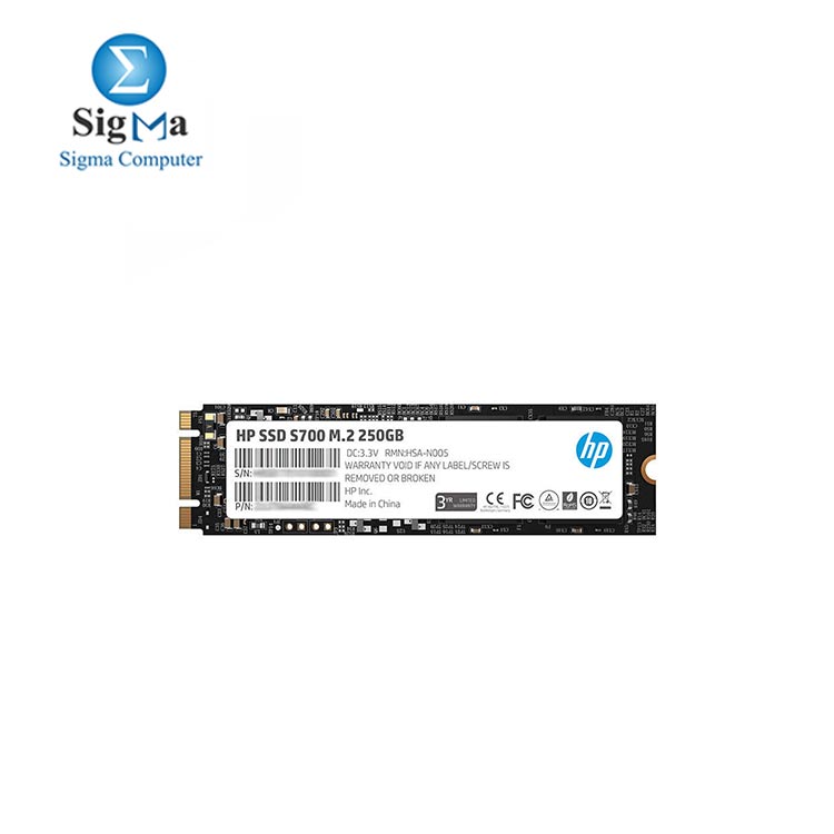 HP SSD S700 M.2 250 GB SATA 6.0 Gb/s