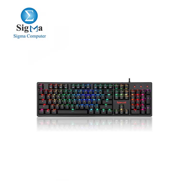 Redragon K578 Mechanical Gaming Keyboard Wired USB RGB LED Backlit