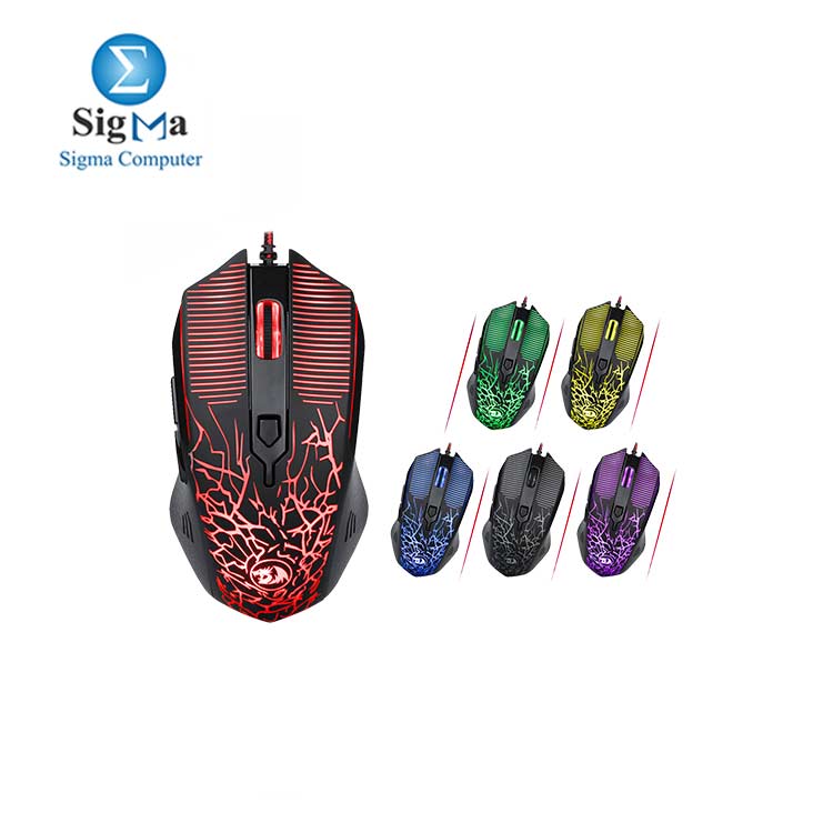 Redragon M608 Wired Gaming Mouse Ergonomic LED Back Light PC Laptop