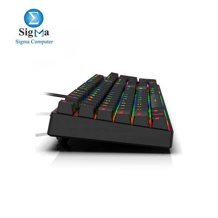 REDRAGON K582 SURARA RGB LED BACKLIT MECHANICAL GAMING KEYBOARD WITH104 KEYS-LINEAR AND QUIET-RED SWITCHES