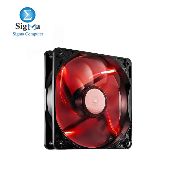 COOLER MASTER SICKLEFLOW X (RED LED)  120MM ( PRODUCT WITHOUT PACKGING )