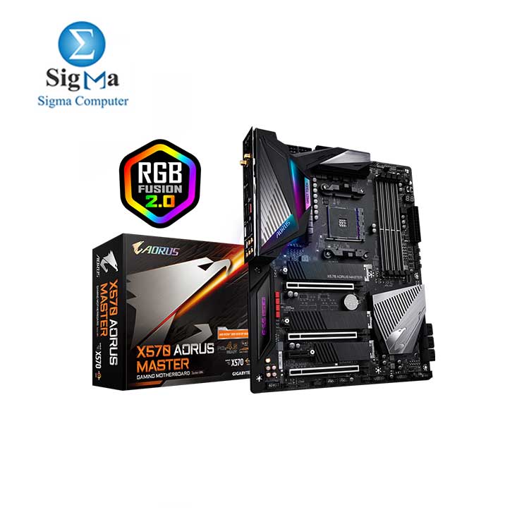 AORUS AMD X570 MASTER  (AMD Ryzen 3000/ATX/PCIe4.0/DDR4/USB3.1/RGB 