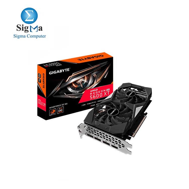 GIGABYTE Radeon™ RX 5600 XT WINDFORCE OC 6GB GDDR6