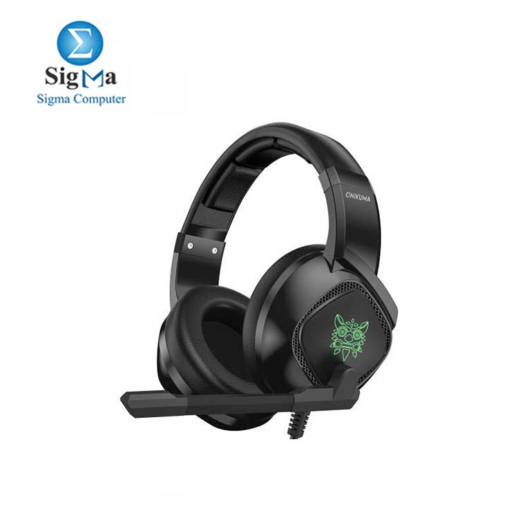 ONIKUMA k19 Stereo Gaming Headset , Noise Canceling Over-Ear Headphones with Glaring LED Lights