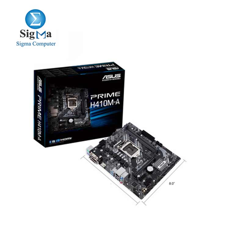 ASUS PRIME H410M-A CSM LGA 1200 Micro-ATX Motherboard