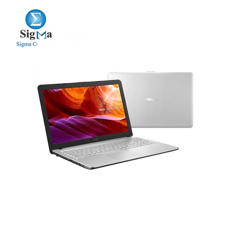 ASUS Laptop X543UB-DM1405-15.6 FHD-I7-8550U-DDR4 4G+4G-1TB 54R-MX110-2GB- ENDLESS-TRANSPARENT SILVER