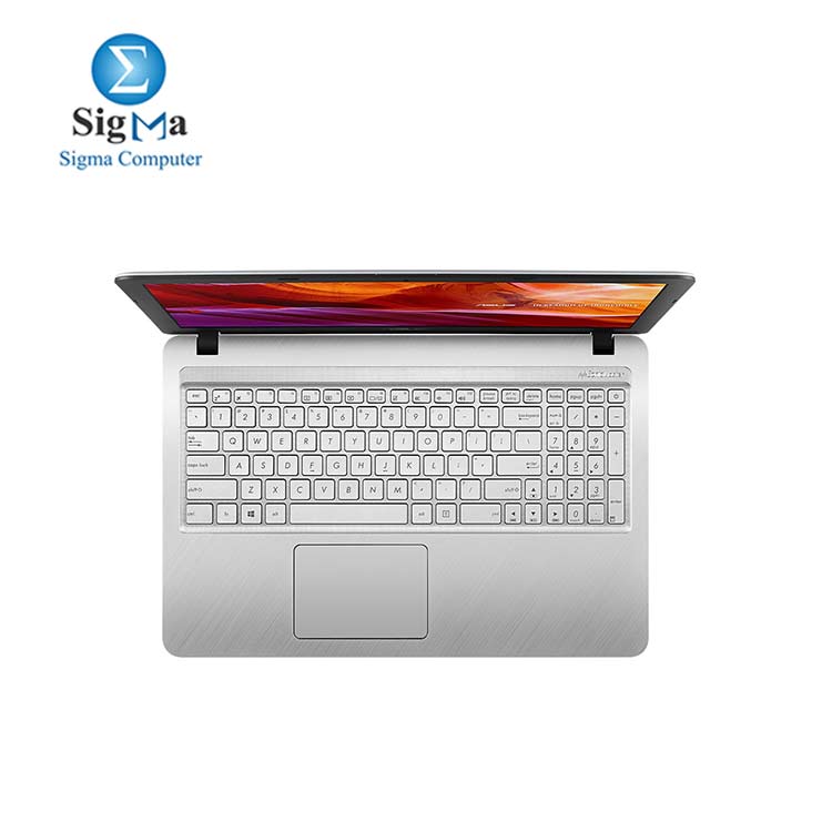ASUS Laptop X543UB-DM1405-15.6 FHD-I7-8550U-DDR4 4G+4G-1TB 54R-MX110-2GB- ENDLESS-TRANSPARENT SILVER
