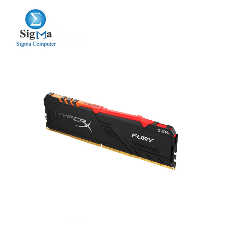 HyperX Fury RGB KF437C19BB1A 16 16GB DDR4 3733Mhz Non ECC Memory RAM DIMM