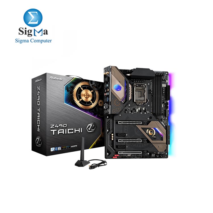 ASROCK  Z490 Taichi RGB Motherboard  LGA1200 