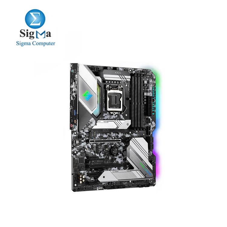 ASROCK Z490 Steel Legend RGB Motherboard (Socket 1200) 