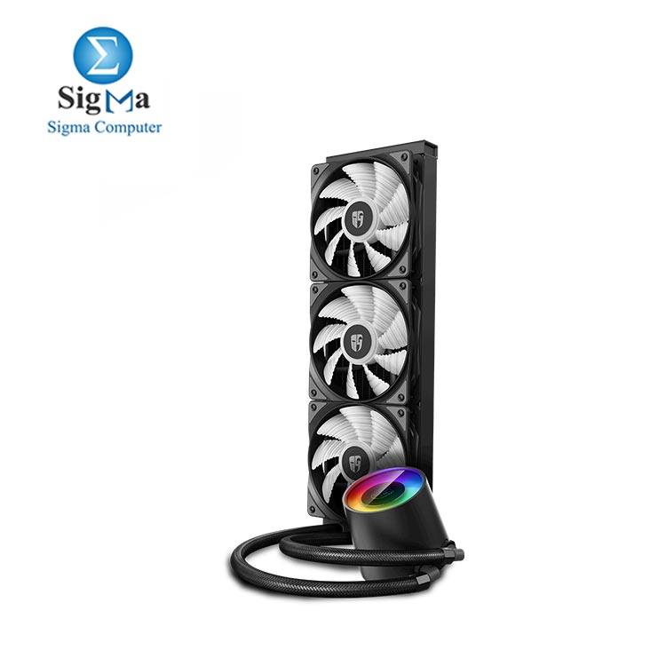 DEEPCOOL CASTLE 360 RGB V2  360MM ALL-IN-ONE LIQUID CPU COOLER  ANTI-LEAK TECH INSIDE  ADDRESSABLE RGB