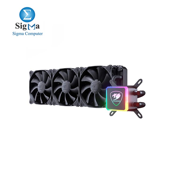 Cougar Aqua  Aqua 360  CPU Liquid Cooler with Vibrant and Dazzling RGB LED Pump Head